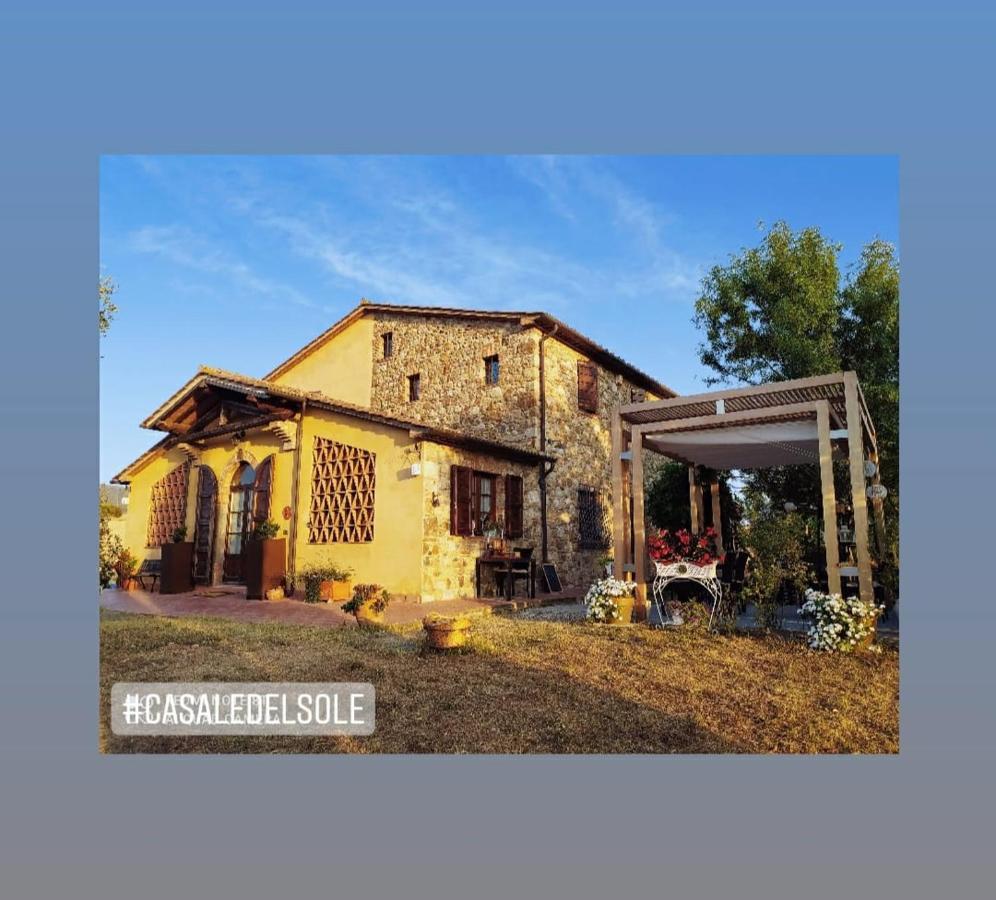 Bed And Breakfast Casale Del Sole Castellina Marittima Eksteriør bilde