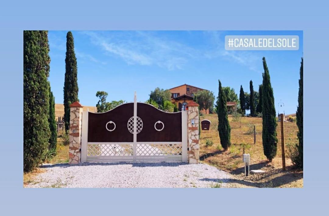 Bed And Breakfast Casale Del Sole Castellina Marittima Eksteriør bilde